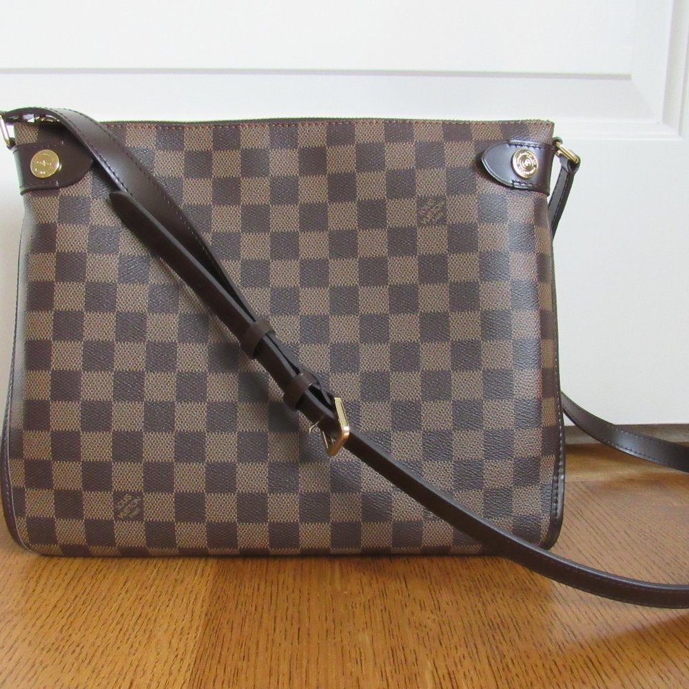 Louis Vuitton Damier Ebene Duomo Messenger Bag Excellent Condition